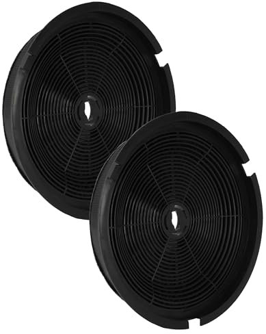 vhbw 2x Filtres à charbon actif compatible avec Listo HC60L2b hotte de cuisine