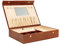Time Resistance Leder-Schmuckkästchen Vollnarbenleder Schmuck Organizer Aufbewahrung von Accessoires