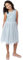 Maya Deluxe Mädchen Paillettenverziertes Hochzeit Und Geburtstag Festlich Mit Bandschleife Brautjungfernkleid Kleid, Ice Blue, 7-8 Jahre EU
