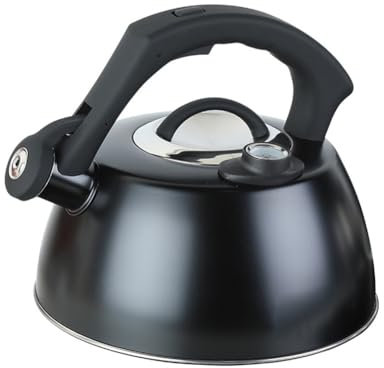 Hervidor De Agua Silbato Con Termómetro, Acero Inoxidable 18/10, Fondo Compuesto Engrosado, Apto Para Todo Tipo De Cocinas, Incluidas Las De Inducción (2.5L)