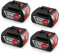 4X 18V 6.0Ah Ersatzakku für Bosch BAT618 BAT618G BAT609 BAT609G BAT619 BAT619G BAT610G BAT610 BAT612 BAT622 18V Akku Ersatzteile