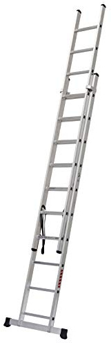 Escalera Industrial Combinada 2 Tramos 2x12 Peldaños 3.46/5.59m - Profer Top - Pt1534