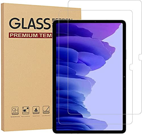 Samokor 2 Stück Schutzfolie kompatibel für Samsung Galaxy Tab A7 10.4 Zoll 2022/2020 (SM-T500/T505/T507),9H Härte,Ultraklar,Kratzfest,Gehärtetem Glas Schutzfolie Samsung Galaxy Tab A7 10.4