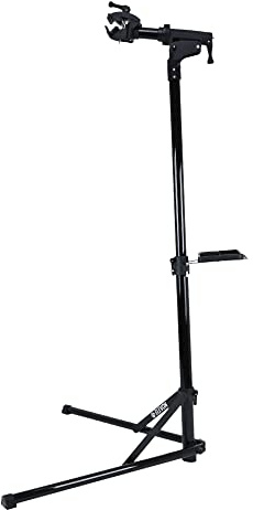 Elevon Bike Repair Stand Portable Mechanic Rack Height Adjustable (38.5-61.5in) Aluminun Alloy, Black, One Size