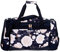 Sporttasche Fitness Gym ALESSANDRO/ELEPHANT Mate Tasche Reisetasche 55 cm / 45 Liter (Sand Flower Black 35 (schwarz-beige))