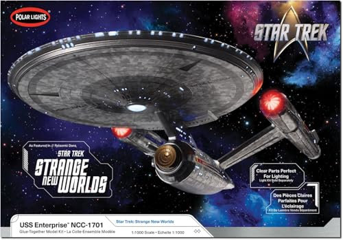 Polar Lights Star Trek Strange New Worlds U.S.S. Enterprise Modellbausatz im Maßstab 1:1000