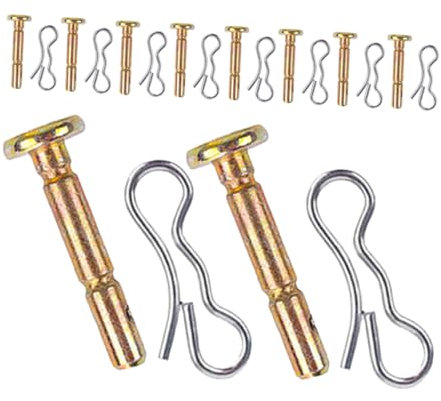 JOINPAYA 12juego Accesorios para Quitanieves De Pasadores De Corte y Chavetas para Quitanieves De Repuesto De Metal Duradero para Proteger La Barrena De Daños y Lanzadores De Nieve