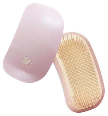 Máscara de masaje eléctrica para piel peluda | Aparato de masaje craneal | Cepillo vibrador manual para relajación muscular, antiestrés y relajación en el spa
