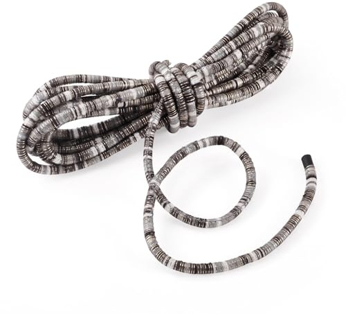 Beadthoven - Cordoncino etnico rotondo, 4,5 m, diametro 6 mm, in fibra di cotone intrecciato, per fai da te, telefono, borse, bracciali, collane e gioielli, colore: caffè chiaro