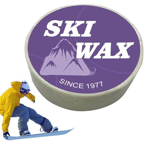Zunishaone Skate-vax | 60 g reparationskräm, racingvax, för vintersport utomhus groomed Trail Competition resort ridning Touring