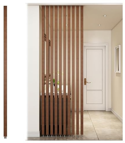 Modernos postes divisores de habitación de aluminio, listones cuadrados de metal para pasillo, baño, apartamento, entrada de estudio, divisiones columnares de 105 cm