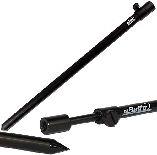 Angel-Berger Magic Baits Black Bankstick Rutenhalter Verschiedene Längen Aluminium (30-50cm)