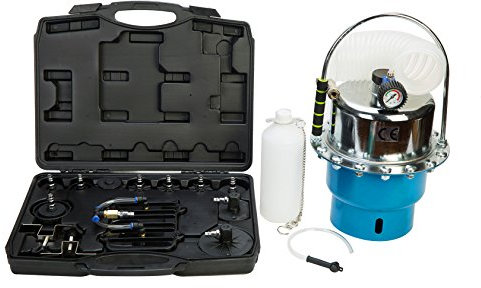 FreeTec Bremsenentlüftungsgerät Bremsen Entlüftungsgerät Bremsenentlüfter Druckluft 5L KFZ Werkzeug