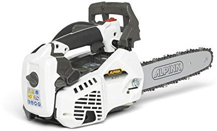 Alpina 240271000/A18 Tronçonneuse thermique AC 27 T, 26,9 CC, Blanc, Longueur du guide 25 cm (10)