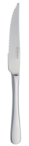 Rockingham Forge Deluxe Collection Windsor 18/10 sortiment 12-pack biffkniv av högklassigt rostfritt stål 18/10 rostfritt stål, 2,5 mm, högglanspolerad