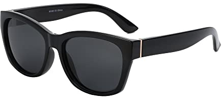 ZENOTTIC Occhiali da Sole da Donna Grandi Cateye Polarizzati Oversize Retrò Vintage Designer UV400 Protezione Occhiali da Sole Donna
