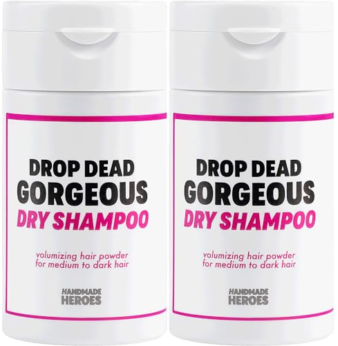 Handmade Heroes Non Aerosol Dry Shampoo 2 pack - Absorbs Oil, Volumizing