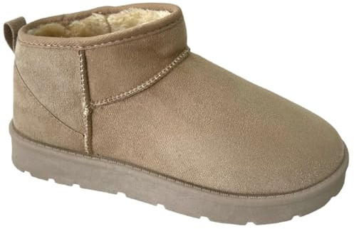 sole london LADIES FLAT WARM WOMENS WINTER FAUX FUR LINED ANKLE SHOES BOOTS