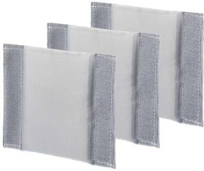 PATIKIL Divisor de Bolsa para Cámara, 3Pcs 12cmx9cmx0.8cm Almohadilla Separadora A Prueba de Golpes para Bolsa de Cámara Protectora de Lentes para Cámara Organizadora Universales, Gris