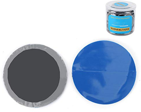 HELEVIA 150 St 42 Mm Gummiplåster för Tubeless Däckreparation, Snabbt Fixa Punkteringar med Premiummaterial, Skydda Bil, Motorcyklar Under Lång Tid, Lätt Att Bära, Lämplig för