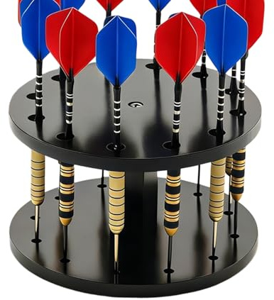 Soporte de acrílico para Dardos, Elegante, en Forma de S, Ligero, Transparente, Transparente, Expositor de Almacenamiento, Expositor organizado para Salas de Juegos, Estudios, dormitorios