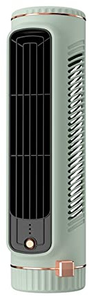 Stående fläktar, Luftcirkulation Bladlös fläkt Tower Fläkt Sovrum Ultratyst sovsal Skrivbord golv Elektrisk Stående(Green)