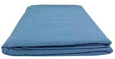 Ger3as Leinen Bettlaken ohne Gummi 100% Stonewashed Natürlich Laken Überwurf Gewaschen