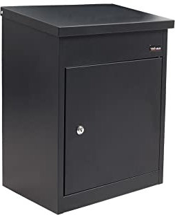 VEEHAUS Paketbriefkasten Groß Briefkasten Rostfrei Paketbox Draussen Groß XXL Und Postbox Für Pakete Briefkasten Mit Paketfach (Ohne Ständer, Manby)