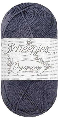 Scheepjes - Scheepjes 261 Nacht Schatten Organicon Garn - 5x50g