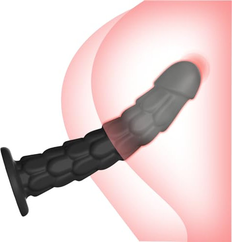Plug anali, Plug Anale Dildo Flessibile con Ventosa Fortestimolatore della prostata, Sex Toy Anale, Butt Plug Masturbazione giocattolo sessuale per uomini e donne