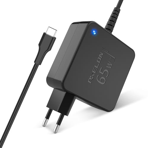 Cargador Portatil USB C 65W 45W para Lenovo Thinkpad, DELL Latitude, HP Spectre, ASUS ZenBook Chromebook, Mac Book Pro, Acer, Samsung Huawei Xiaomi 20V 3,25A Tipo C Adaptador Alimentación