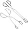 2Piezas Pinzas Inoxidable para Cocina y Barbacoa de Resistentes para Servir Ensaladas Buffets de Catering