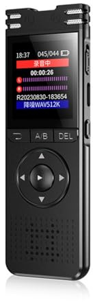 Nucelit Röstaktiverad 32 GB 64 GB videoinspelare med Easy Save Sound Videobandspelare för professionella och studenter med uppspelning