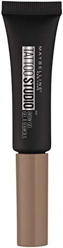 Maybelline TattooStudio Waterproof Eyebrow Gel Makeup, Soft Brown, 1 Count