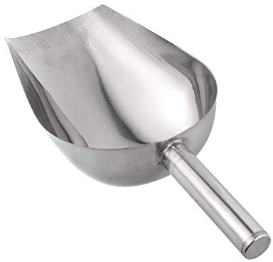 1Pc Stainless Steel Ice Scoop Multi-Purpose Grain for Rice Nuts Candy Flour for Parties Home Use