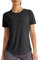 Libin Sportshirt Damen Kurzärm, Leichtes Atmungsaktiv Sport Shirts for Damen, Workout, Fitnessstudio, Laufen Tops, Quck Dry Rundhalsausschnitt Yoga-Shirts Locker, Schwarz, XX-Large