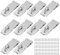 JOIKIT 10 Pack 4 Inch Padlock Hasp, Sliver Door Latch Lock, Stainless Steel Padlock Hinge, Security Padlock Latch for Door, Window, Cabinet
