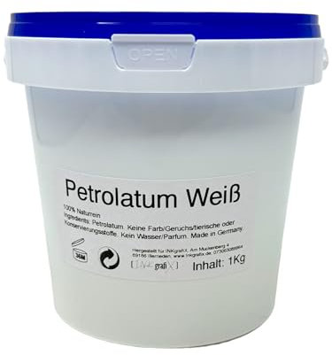 INKgrafiX® 1KG technisches Petrolatum/Vaselinum pur - 1000g - IG04871 Weiß- Schmiermittel Korrosionsschutz Universalfett- Deutschland