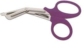 Comdent Tuff Cut EMS verktygssaxar 18 cm, perfekt för paramediker, bandage, sjuksköterskor, hushåll, veterinärer, kontor, skolor, plasthandtag verktygssaxar, 18 cm, Lila, 1