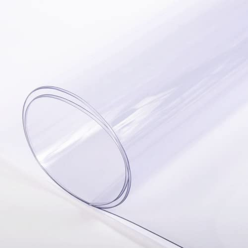 Farm Plastic Supply - Clear Vinyl Sheeting - 15 Mil - (4'6 x 3.5') - Vinyl Plastic Sheeting