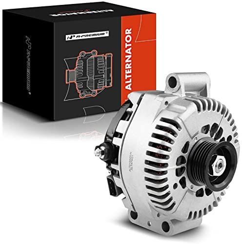 A-Premium Alternator Compatible with Ford Explorer 2002-2004, Explorer Sport Trac 2001-2004 & Mercury Mountaineer 2001-2004, V6 4.0L, 130Amp 12Volt CW 6-Groove Pulley, Replace# AFD0045, 40014064