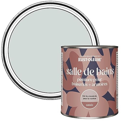 Rust-Oleum Grey Moisture Resistant Bathroom Wood and Cabinet Paint in Satin Finish - Dove 750ml