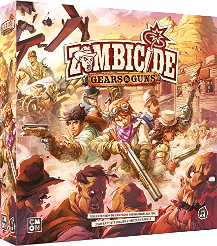 Asmodee Cmon Zombicide Undead Or Alive - Expansion: Gear and Guns - brädspel - Figurer Spel - Spel från 14 år - 1 till 6 spelare - svensk version