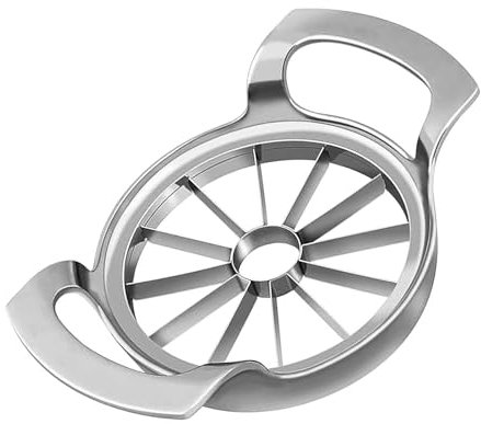 Coupe-pommes en acier inoxydable, trancheuse robuste avec 12 lames. Trancheuse pour pommes tranchantes, convient aux fruits jusqu'à 9 cm