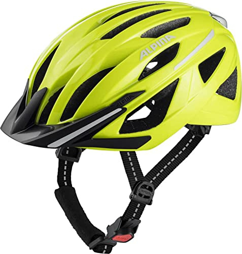 ALPINA HAGA City-Fahrradhelm, be Visible Gloss, 55-59 cm