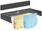N 18.28 - Tendedero Extensible de Pared Retráctil - Tendedero Plegable de Pared para Interior o Exterior - Ahorra Espacio - Compacto - 35 kg de Capacidad - 6 Varillas - 100 cm (Negro)