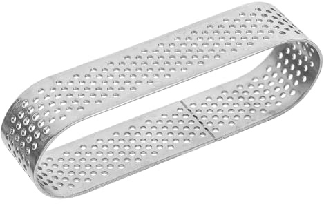 BESPORTBLE Oval Tart Ring Mold Stainless Steel Mousse Ring Tartlet Mould for Cake Dessert Baking for Tiramisu and Fruit Pies