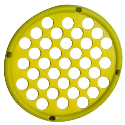 Red de ejercicio de mano, fortalecedor de resistencia de muñeca, 7.01 pulgadas de diámetro, portátil, fortalecimiento de agarre de mano para entrenamiento en interiores, color amarillo