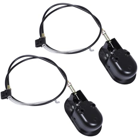 KOMBIUDA 2 Sets Recliner Sofa Handle Replacement with Reinforced Cable for Functional Sofas Massage Chairs and Couches Quick Reset Pull Lever Easy DIY Repair Without Tools