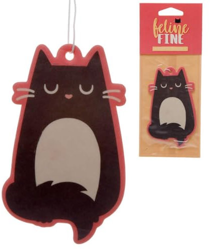 Puckator Cherry Feline Fine Cat Air Freshener - Diffuser Room Fragrance Air Fresheners For Home Bathroom - Small Aroma Mist Scent Diffusers - Odour Neutraliser Freshener - Cigarette Smoke Remover